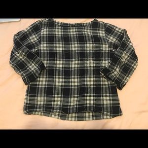 Madewell Plaid Top